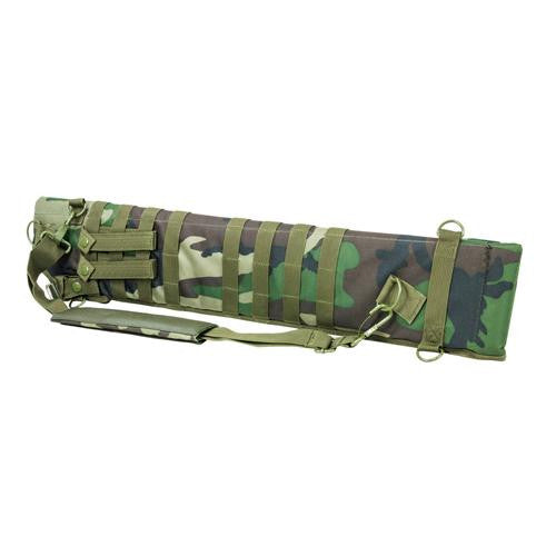 Tactical Shotgun Scabbard - Woodland Camo