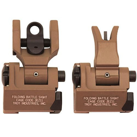 Medium Sight Set, M4 Front & Round Rear Black - Flat Dark Earth