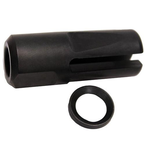 3 Prong Flash Hider - with Suppressor Mount, 5.56mm, Black