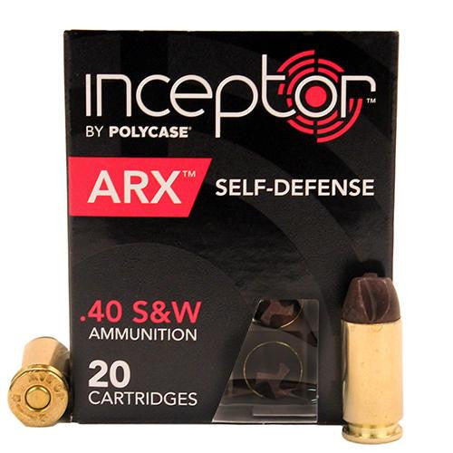 40 Smith & Wesson - 107 Grains, ARX Self Defense Brass Case, Per 20