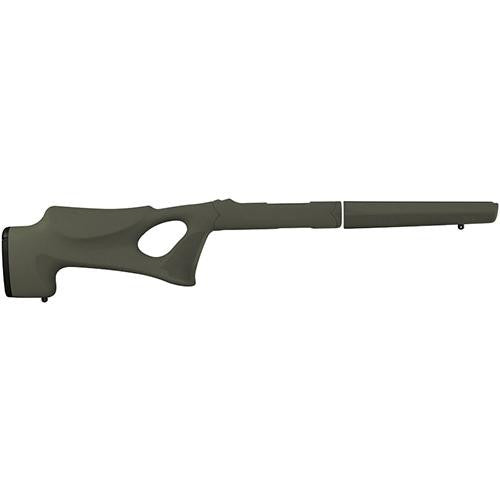 10-22 Takedown Thumbhole Standard Barrel Rubber OverMolded Stock - Olive Drab Green