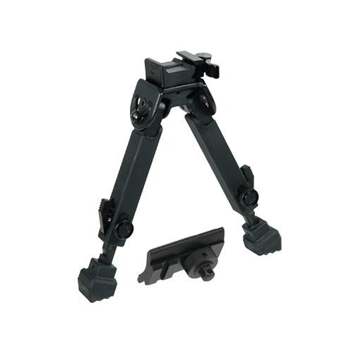 Rubber Feet Bipod - Full Metal, QD, Height 6"-8.5"