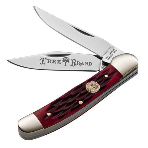 Traditional Series - Copperhead with Jigged Red Handle