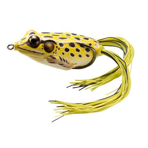 Frog Hollow Body - Freshwater, 2 1-4", #1-0 Hook, Topwater Depth, Yellow-Black