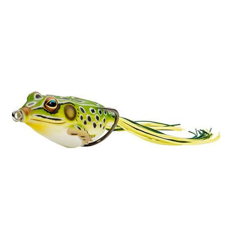 Frog Hollow Body - Freshwater, 2 1-4", #1-0 Hook, Topwater Depth, Green-Yellow