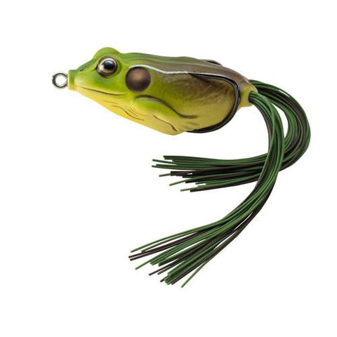 Frog Hollow Body - Freshwater, 2 1-4", #1-0 Hook, Topwater Depth, Green-Brown