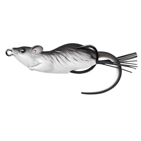 Field Mouse Hollow Body - Freshwater, 2 3-4", #2-0 Hook, Topwater Depth, Black-White