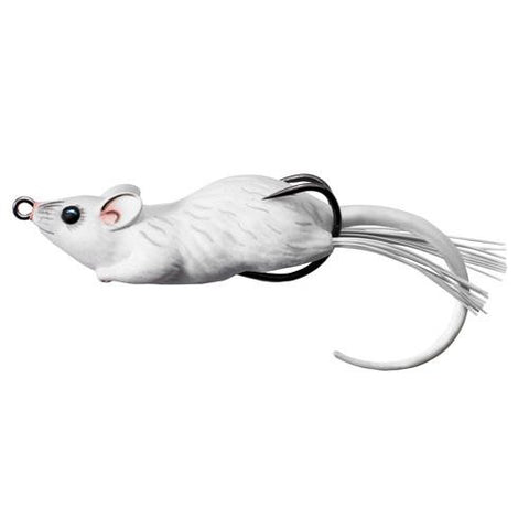 Field Mouse Hollow Body - Freshwater, 2 1-4", #1-0 Hook, Topwater Depth, White-White