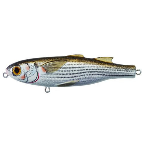 Mullet Walking Bait - Saltwater, 4 3-4", #1 Hook, Topwater Depth, Natrural-Matte