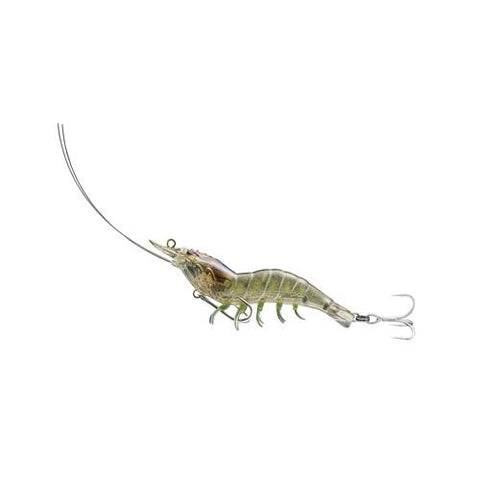 Shrimp Hybrid Bait - Saltwater, 3 1-2", #8-#6 Hooks, Variable Depth, Pink Shrimp