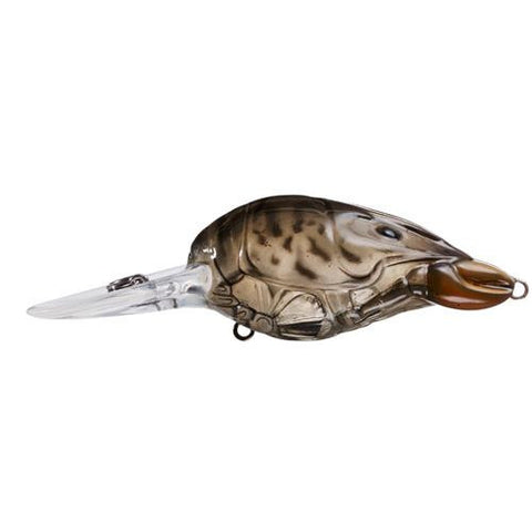 Hunt-for-Center Crawfish Crankbait - Freshwater, 2", #6 Hook, 6'-8' Depth, Phantom Green