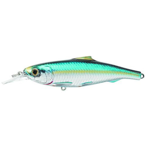 Spanish Sardine Jerkbait - Saltwater, 4 1-2", #2 Hook, 0'-4' Depth, SSilver-Blue-Green