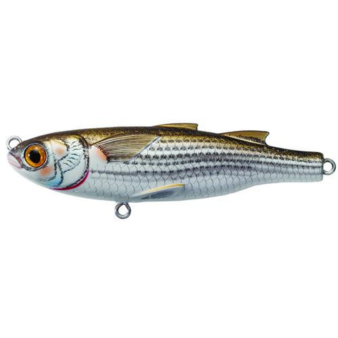 Mullet Twitchbait - Saltwater, 4 1-2", #2 Hook, 0"-6" Depth, Natural-Matte