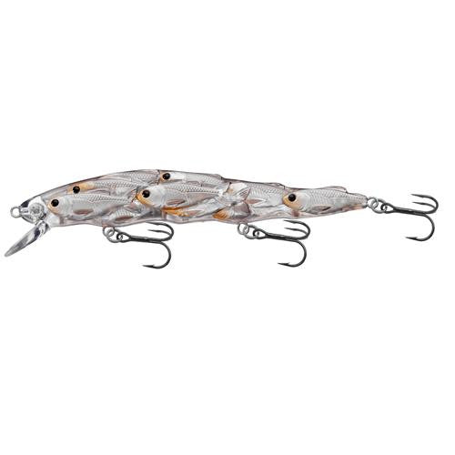 Yearling Baitball Jerkbait - Freshwater, 4 1-4", #6 Hook, 4'-5' Depth, Peal-Natural