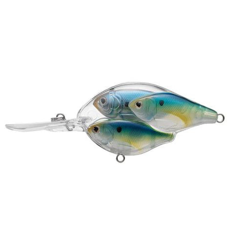 Threadfin Shad Baitball Crankbait - Freshwater, 2 1-2", #6 Hook, 6'-8' Depth, Pearl-Blue-Chartreuse