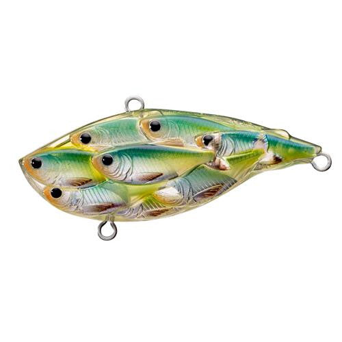 Yearling Baitball Rattlebait - Freshwater, 2 1-2", #4-#6 Hook, Variable Depth, Blue-Chartreuse Shad