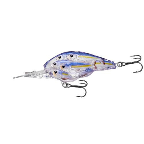 Yearling Baitball Crankbait - Freshwater, 2 3-8", #4 Hook, 7'-8' Depth, Pearl-Violet Shad