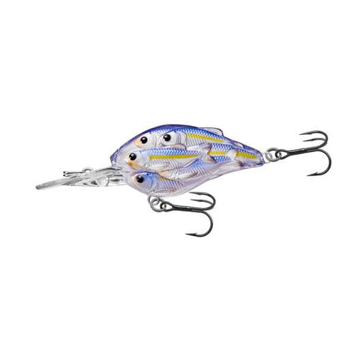 Yearling Baitball Crankbait - Freshwater, 2", #6 Hook, 6'-7' Depth, Pearl-Violet Shad