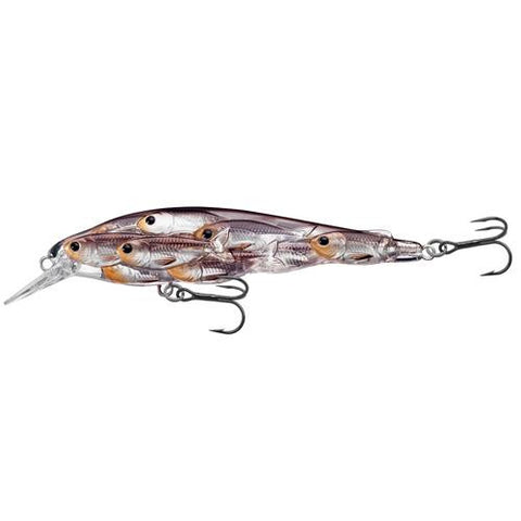 Yearling Baitball Jerkbait - Freshwater, 3 3-4", #4 Hook, 3'-4' Depth, Silver-Black