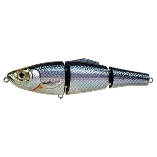 Blueback Herring Jointed Bait - Saltwater, 4 1-2", #2 Hook, 0.5'-Second Depth, Silver-Blue