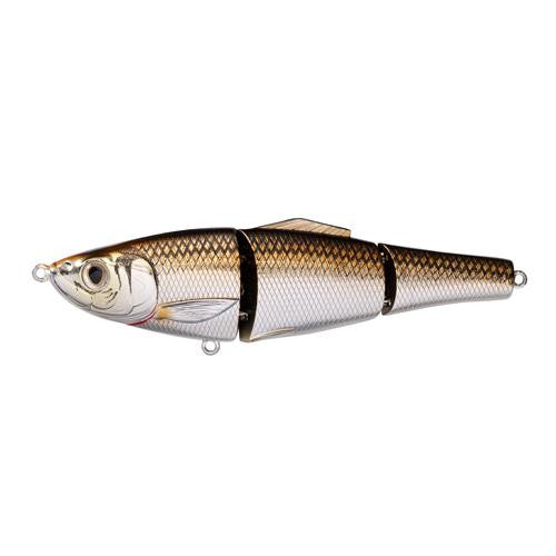 Blueback Herring Jointed Bait - Saltwater, 4 1-2", #2 Hook, 0.5'-Second Depth, Silver-Bronze