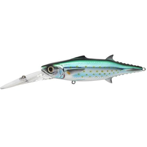 Spanish Mackerel Trolling Bait - Saltwater, 4 3-4", #1-0 Hook, 0'-15+' Depth, Silver-Blue-Green