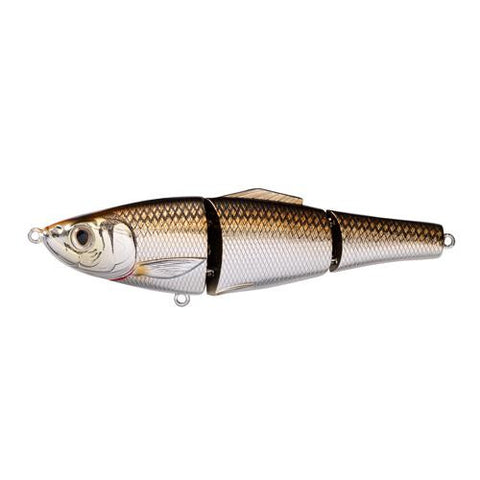 Blueback Herring Jointed Bait - Saltwater, 5 1-2", #1-0 Hook, 0.5'-Second Depth, Silver-Bronze