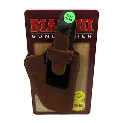 6D Deluxe Waistband Holster - Natural Suede, Size 15, Left Hand