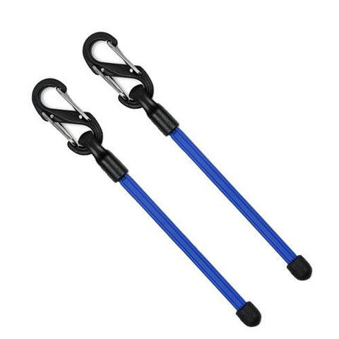 Gear Tie Clippable Twist Tie 3" - Blue, 2 Pack