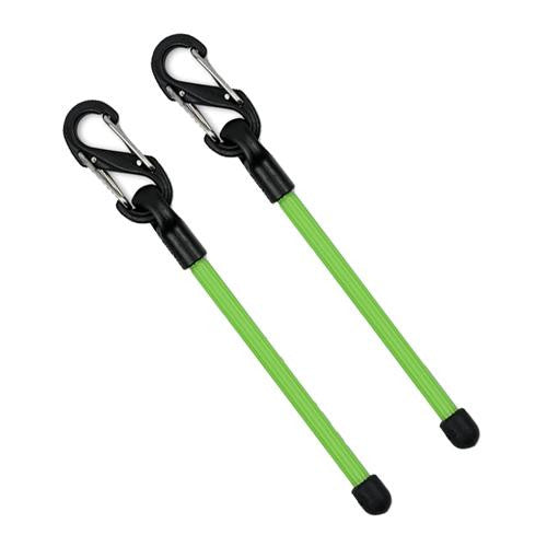 Gear Tie Clippable Twist Tie 3" - Lime, 2 Pack