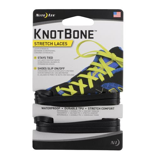 KnotBone Stretch Laces - Black