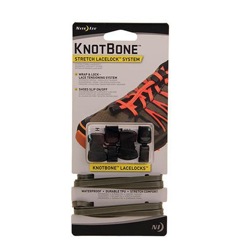 KnotBone Stretch LaceLock System - Foliage Green