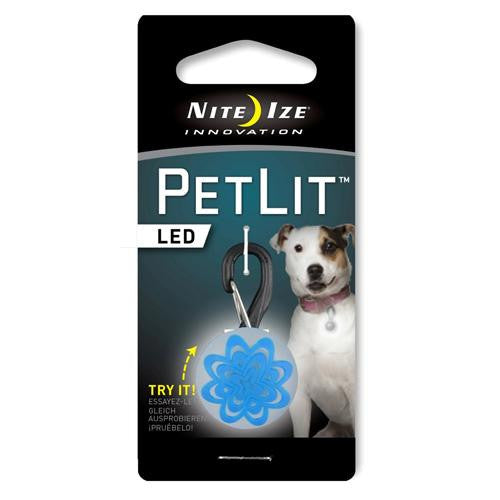 PetLit LED Collar Light - Blue Burst