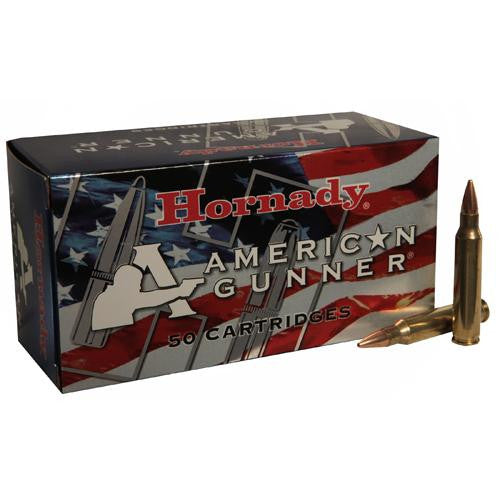 223 Remington - American Gunner, 55 Grains, Hollow Point, Per 50