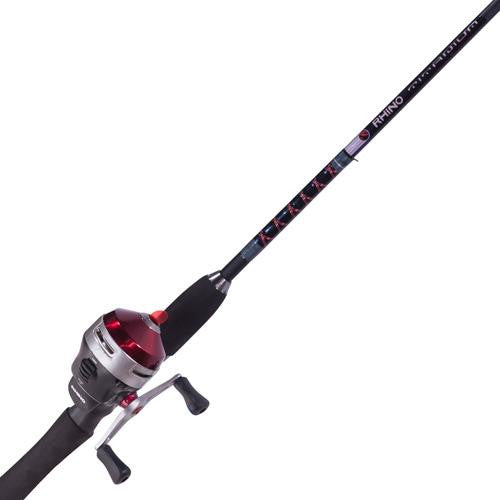 Rhino Spincast Combo, 6' Length, 2.91 Gear Ratio, 3 Bearings, Medium Action