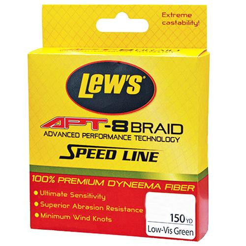 APT-8 Braid Speed Line - 65 lbs, 150 Yards, Low-Vis Green