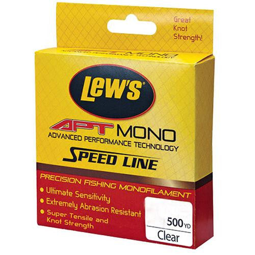 APT Monofilament Speed Line - 12 lbs, 500 Yards, Clear