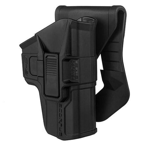 Scorpus Paddle-Belt Holster - Glock 9-40, Level II. Black, Right Hand