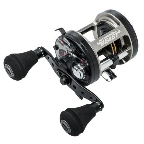 Ambassadeur Beast Round Reel - 6500, 5.1:1 Gear Ratio, 7 Bearings, 24" Retrieve Rate, 15lb Max Drag, Right Hand