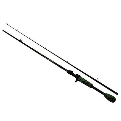 AMP Casting Rod - 6'6" Length, 2pc Rod, 12-20 lb Line Rate, 3-8-1 oz Lure Rate, Medium-Heavy Power