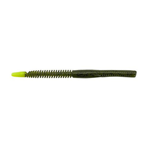 PowerBait Shaky Snake Soft Bait - 5" Length, Watermelon-Chartreuse, Per 8