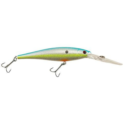 Flicker Minnow Hard Bait - 4 1-2" Length, 2 Hooks, Racy Shad, Per 1