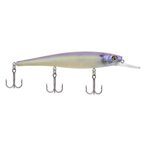 Skinny Cutter 110+ Hard Bait - 4 3-8" Length, 4'-7' Swimming Depth, 3 Hook, Chartreuse Shad, Per 1