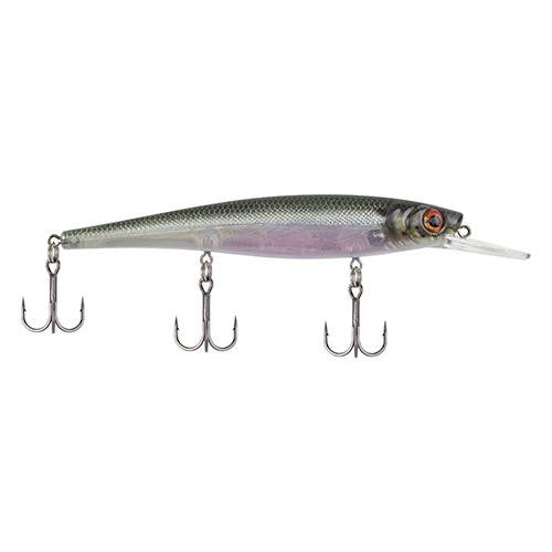 Skinny Cutter 110+ Hard Bait - 4 3-8" Length, 4'-7' Swimming Depth, 3 Hook, Ghost Vapor, Per 1