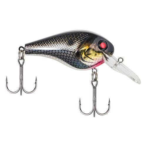 Wild Thang Hard Bait - 2 1-4" Length, 6'-9' Swimming Depth, 2 Hook, Black Silver, Per 1