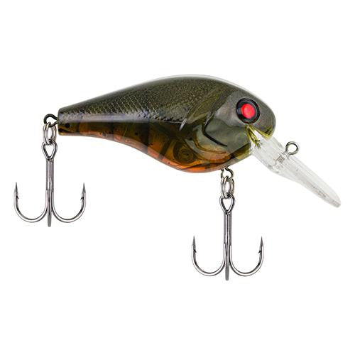 Wild Thang Hard Bait - 2 1-4" Length, 6'-9' Swimming Depth, 2 Hook, Ghost Green Craw, Per 1