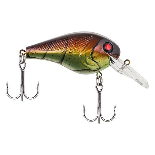 Wild Thang Hard Bait - 2 1-4" Length, 6'-9' Swimming Depth, 2 Hook, Vintage Craw, Per 1