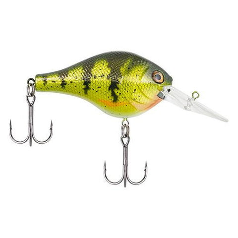 Digger Hard Bait - 2 1-2" Length, 7'-9' Swimming Depth, 2 Hooks, Yellow Perch, Per 1