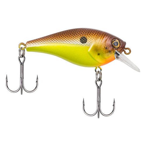 Pitbull Hard Bait - 2 3-8" Length, 3'-6' Swimming Depth, 2 Hooks, Brown Mustard, Per 1