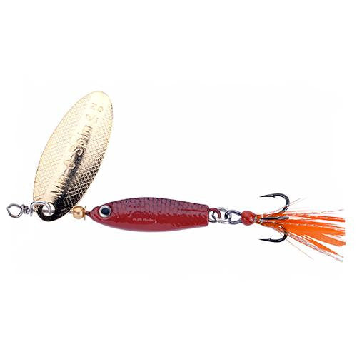 Min-O-Spin Hard Bait - 1-2" Length, Size 12 Hook, 1 Hook, Brown Grasshopper, Per 1